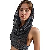 ST.Manrdy Rave tops for women Knitted Hoodie Sweater Vest Sexy Streetwear Sleeveless Hollow Crop Top