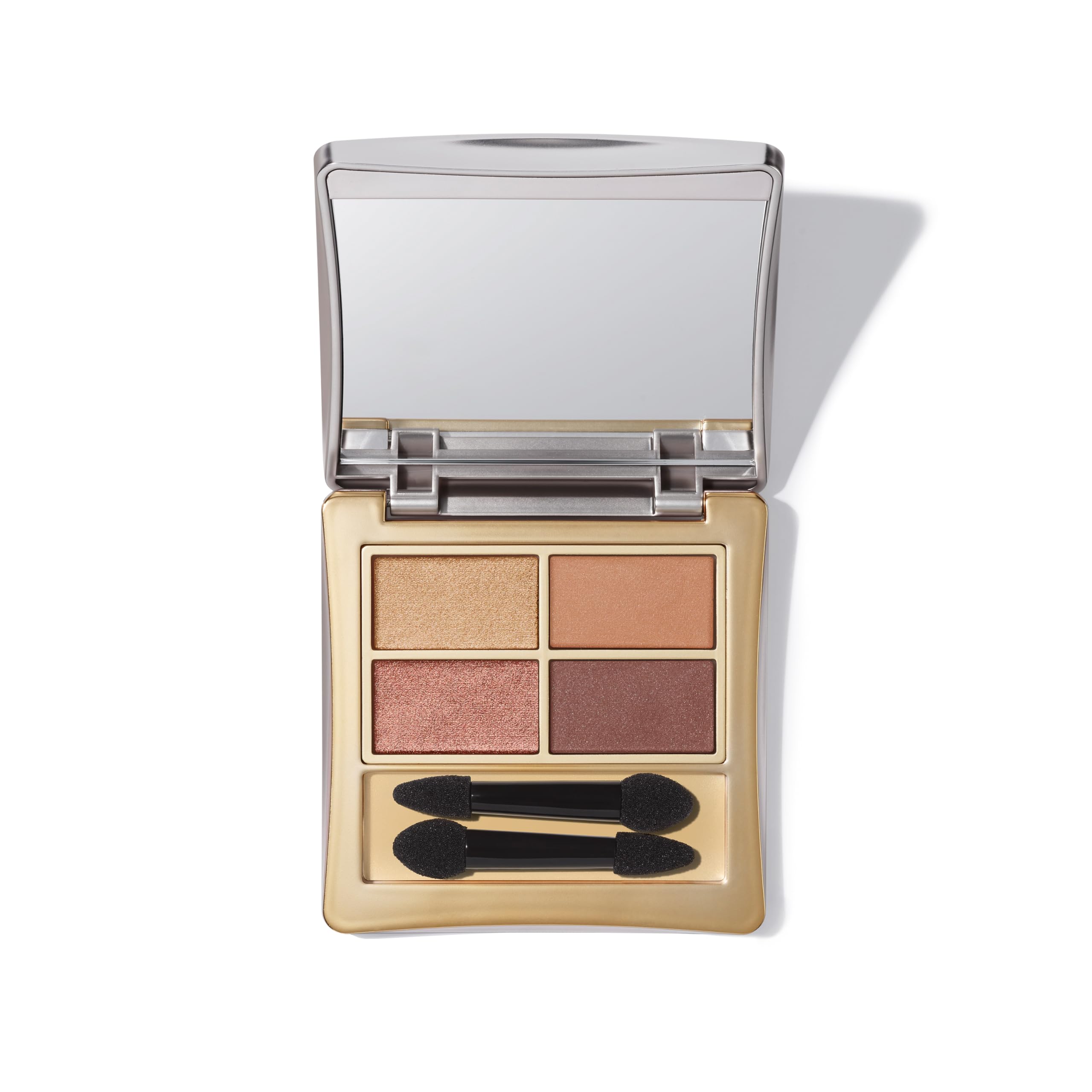 Elizabeth Arden Eyeshadow Quad in Desert Nudes, 3g, Mineral-based, Talc-free Formula, Vegan Eyeshadow for a Long-Wear, Smudge-free, Velvet Finish