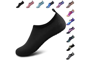 Deevike Water Shoes for Women Men Barefoot Quick-Dry Aqua Socks Slip-on for Beach Swim Surf Yoga Exercise