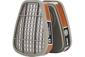 PANBEAR Filter Cartridges Replacement for Gas Respirator - Activated Carbon Filters Dust-Proof, Organic Vapor, Pollen Cartridges Compatible with 6200, 6800, 7502,FF402 Respirator