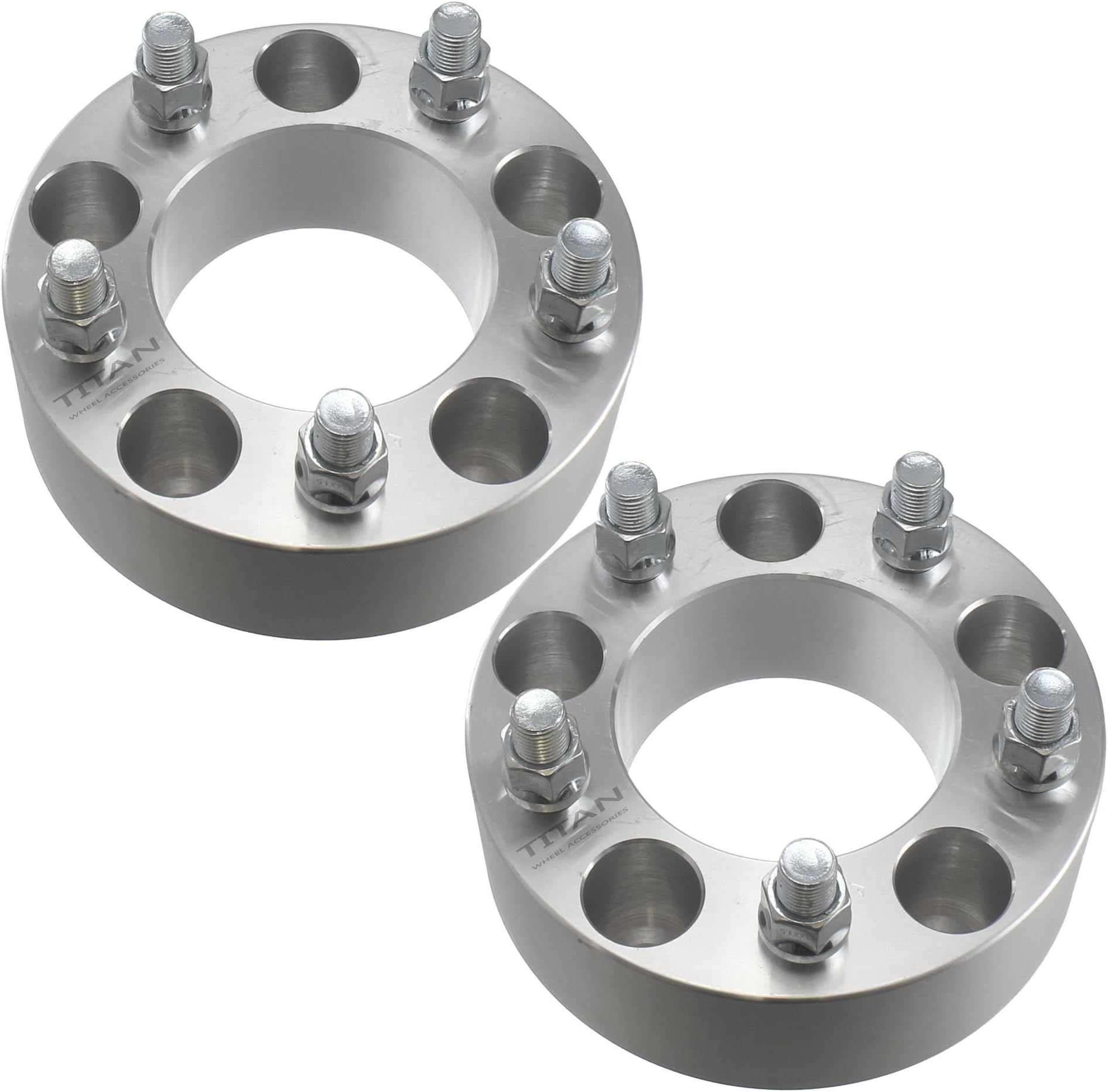 2pc 1.50" Wheel Spacers | 5x4.5 Adapters | 12x1.5 Studs | Fits Chevy Fits Buick Fits Cadillac Fits Oldmobile Fits Pontiac