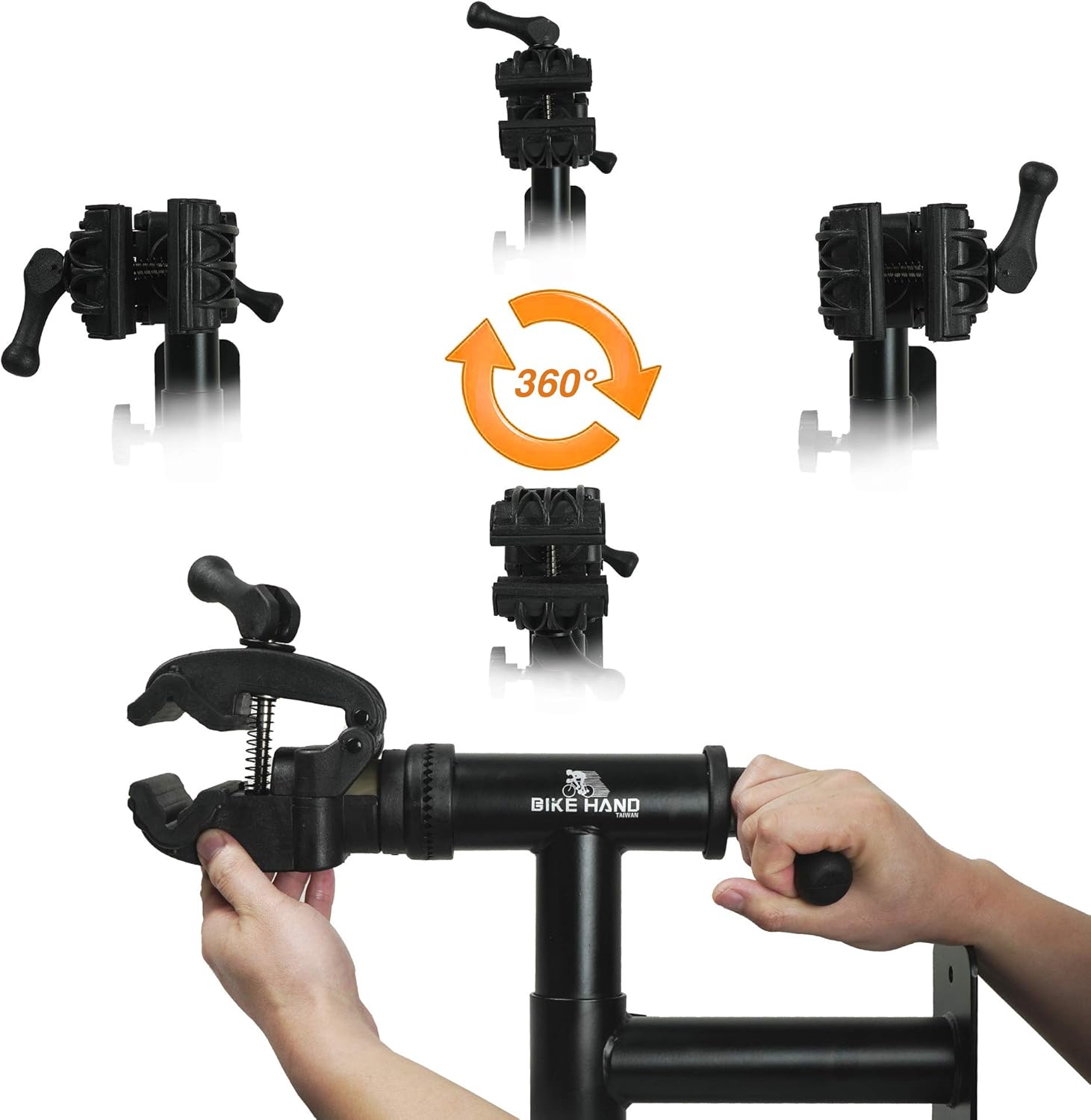 Bikehand Bike Repair Stand - Wall Mount Bicycle Mechanics Home Workstand - for Mountain Bikes and Road Bikes Maintenance : Bike Workstands : Sports & Outdoors