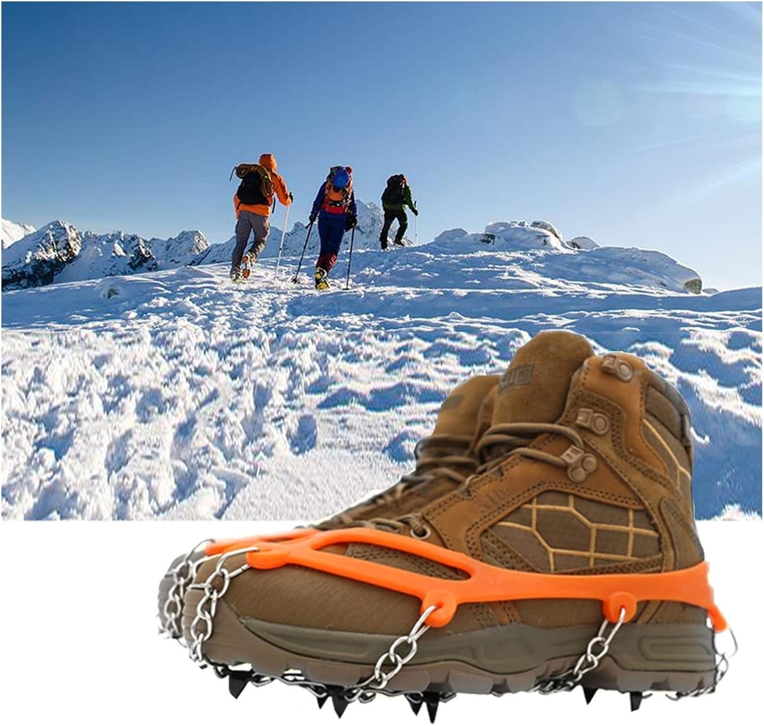 Crampones Botas Para Hacer Raquetas De Nieve Crampones De Escalada