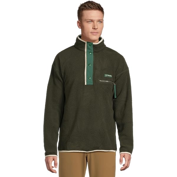 超希少‼︎ グリーンジャケット シェブロン ベネチア Amazon.com: Columbia Men's Standard Helvetia II Half Snap Fleece