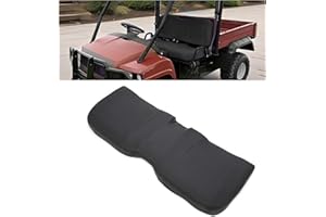 HECASA Seat Bottom Cushion Compatible with John Deere 4X2 HPX 4X4 HPX HPX615E HPX815E XUV 615E 625i 815E 825E 825i 825M 855D 855E 855M S4 Gator Replacement for AM140946 Black