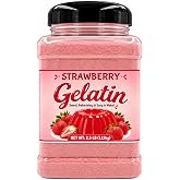 Strawberry Gelatin Dessert Mix 2.5 lb | Gelatin Powder for Jello Desserts, Parfaits, Party Treats & Commercial Kitchens | Eas