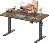 Devoko 120x60cm Electric Standing Desk with Memory Controller Rustic Brown