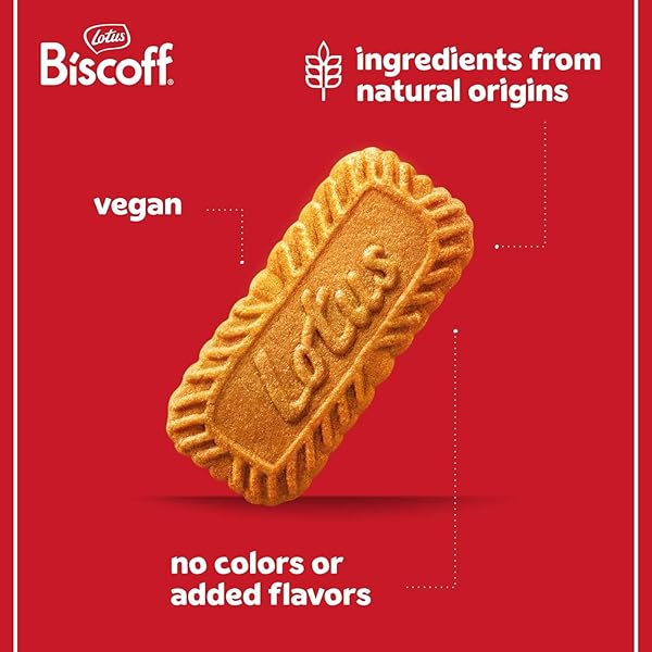 LOTUS BISCOFF COOKIES- CARAMELIZED BISCUIT COOKIES – 13.23 OUNCE – NON GMO PROJECT VERIFIED + VEGAN