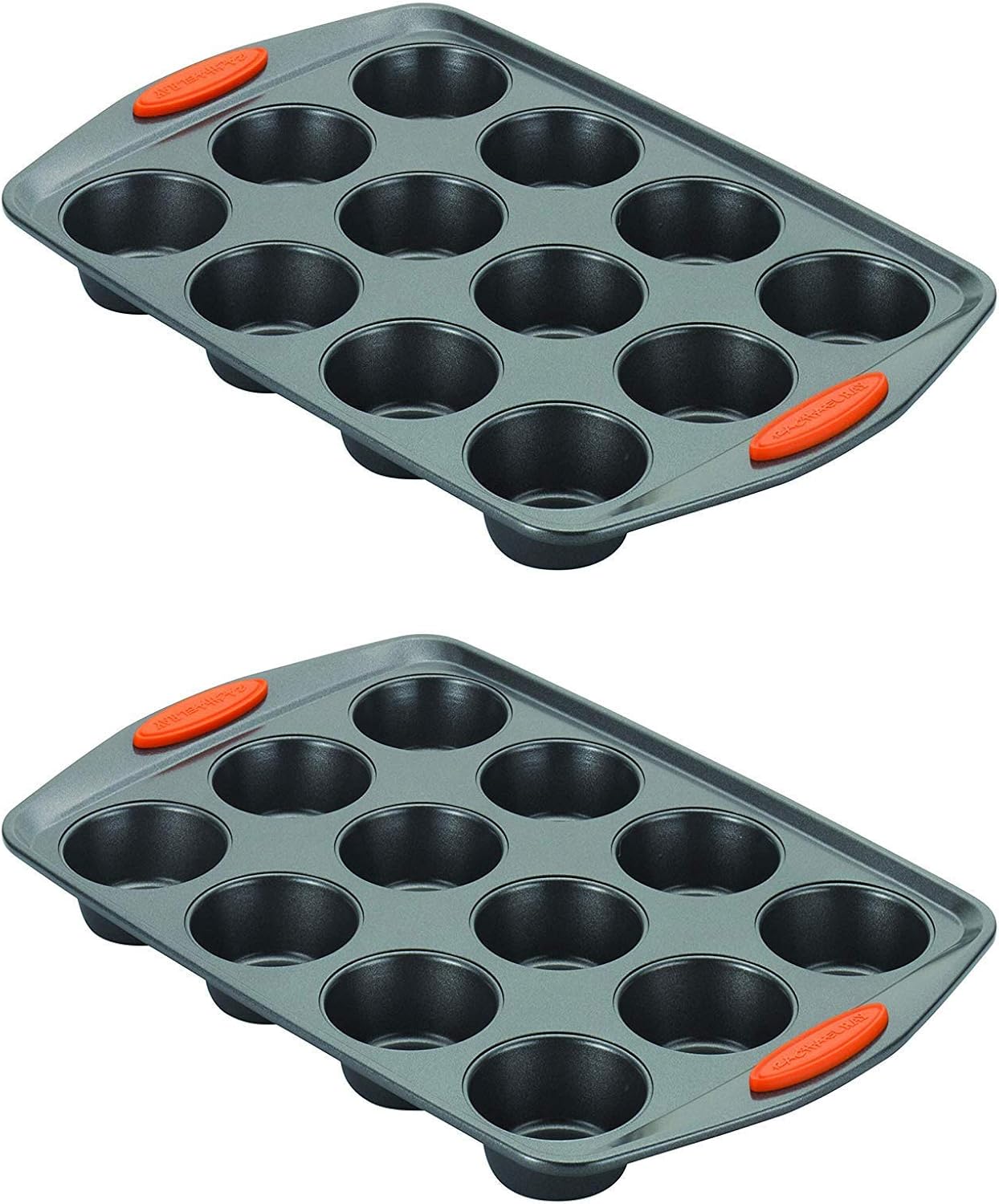 Orange Rachael Ray Oven Lovin Non-Stick 24-Cup Mini Muffin ...
