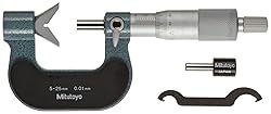 Mitutoyo 114-165 V-Anvil Micrometer for 5 Flutes