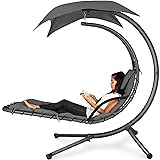 Best Choice Products Outdoor Hanging Curved Steel