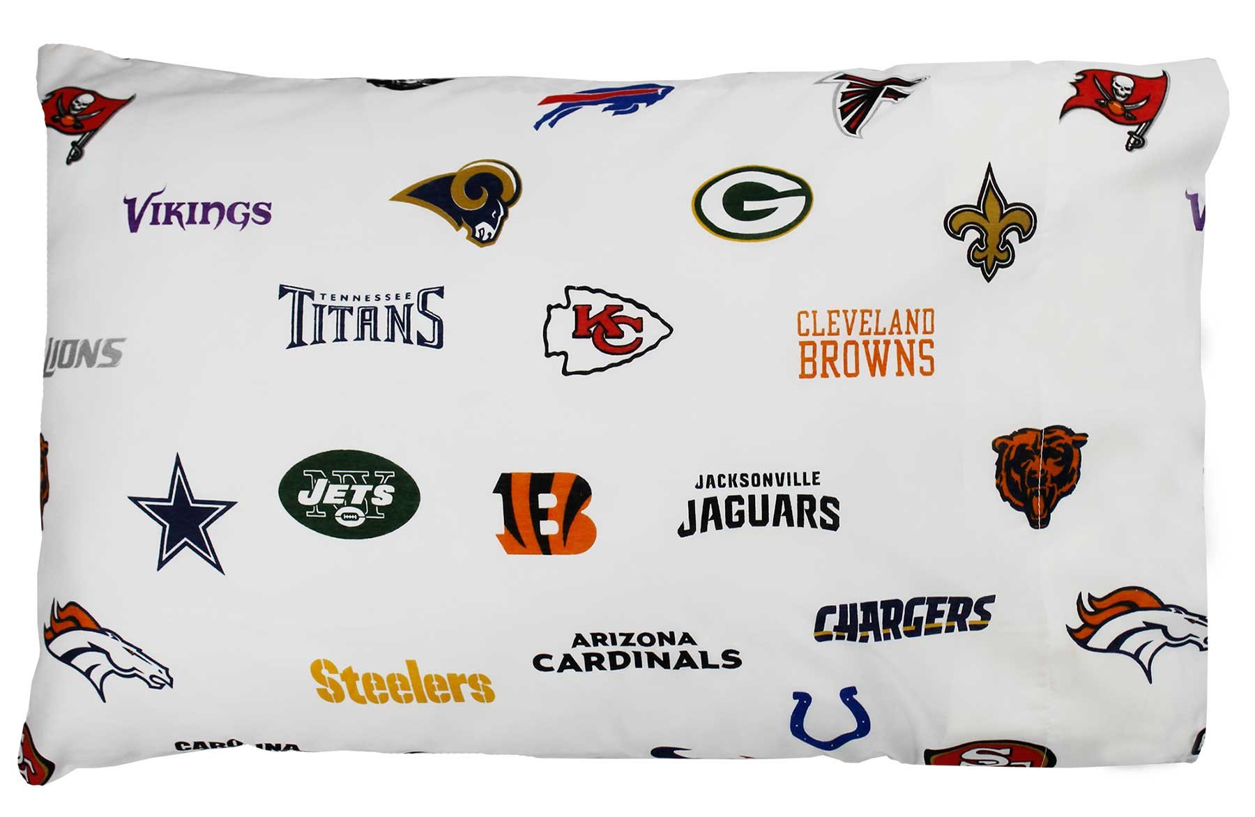 2pc NFL League Pillowcase Set Multiple Teams Football Bedding Pillow