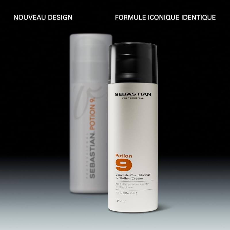 Sebastian Professional Potion 9 – Crème de soin coiffante sans rinçage professionnelle, nourrit, protège et redonne éclat – 500 ml
