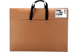 Star Products 223H 23 x 31, Classic Red Rope, Paper Artist Portfolio with Soft Woven Handle Poster, Art Storage, 23" x 31"