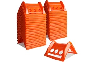 ENJ LASHING ENJ 40 Pack Flatbed Edge Protector, Edge Corner Tie Down Protector for Up to 4 Inch Straps, Protects Cargo Edges, Flatbed Accessories Plastic Protector