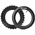 2.5-10" Off-Road Tire and Inner Tube Set - Dirt Bike Tire with 10-Inch Rim and 2.5/2.75-10 Dirt Bike Inner Tube Replacement Compatible with Honda CRF50/XR50, Suzuki DRZ70/JR50, and Yamaha PW50