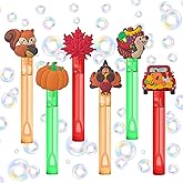YQUQWN 24 PCS Fall Thanksgiving Bubbles Party Favors Bulk Fall Turkey Bubble Wands for Thanksgiving Gift Party Bag Stuffers Filler Fall Prizes