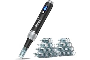 Dr.pen Microneedling Pen for Home Use - DR.PEN HANDPIECE with 20Pcs Replacement Cartridges -Professional Skin Care Tool Beaut