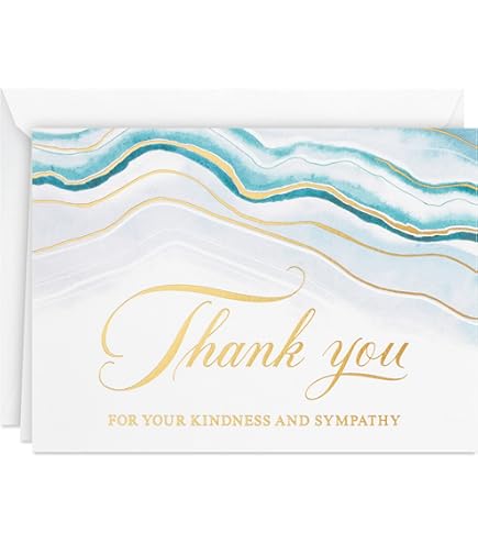 Gooji 4x6 Purple Floral Thank You Cards With Envelopes 20 Pack - View #3