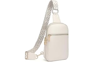 DIOMO Anti Theft Small Sling Bag for Women Cross Body Bag Trendy, RFID Fanny Packs Vegan Leather for Women Travel Belt Purse