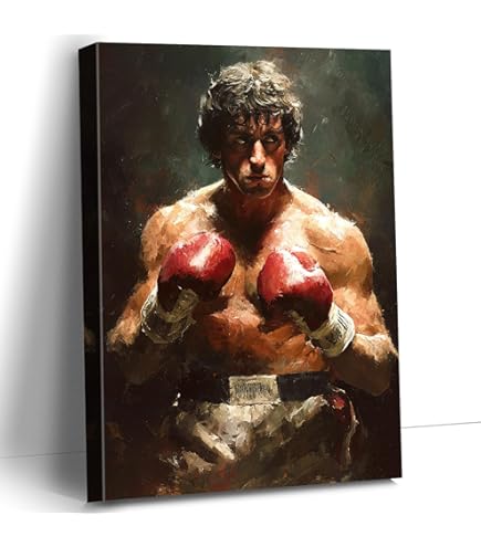Amazon.com: Rocky Balboa 2X Matted 28x36 Large Black Ornate Framed
