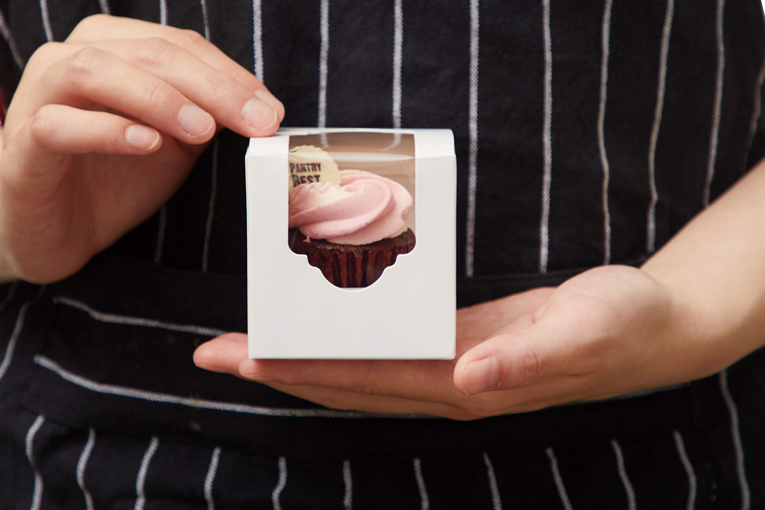 Yotruth White Mini Cupcake boxes Single 2.5\