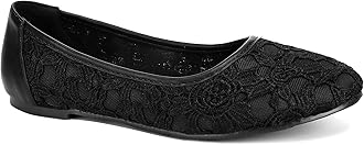 Women Shoes Cut Out Slip On Synthetic Lace Ballet Flats