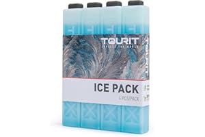 TOURIT Ice Packs for Coolers Reusable Long Lasting Freezer Packs for Lunch Bags/Boxes, Cooler Backpack