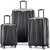Samsonite Centric 2 Hardside Expandable Luggage with Spinner Wheels, Black, 3-Piece Set (20/24/28)