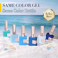 Double Rhythm 6 Pcs 15 ML Gel Polish Set Same Color