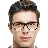 OCCI CHIARI Reading Glasses Men Unisex Reader Magnification 0 1.0 1.25 1.75 2.0 2.25 2.75 3.0 3.5 4.0 5.0 6.0 (Black,1.75)