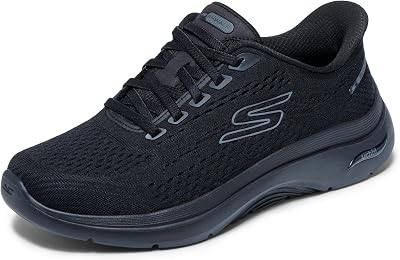 Treinador Go Walk Arch Fit 2.0 Kathy Slip-In Trainer Feminino, Preto, 38.5 EU