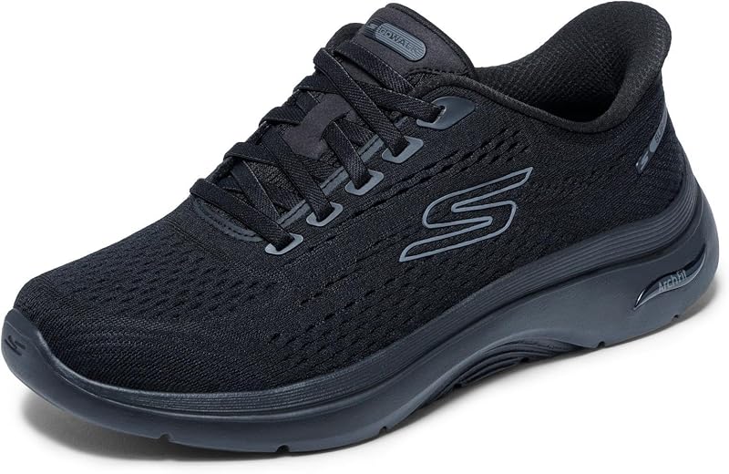 Damen Go Walk Arch Fit 2.0 Kathy Slip-InTurnschuhe, Black, 38.5 EU — Foto 1 von 5