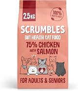 Scrumbles All Natural Dry Cat Food with Chicken and Salmon 2.5 Kg Pink Bag view 1