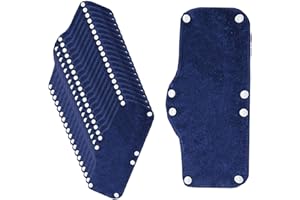 Alpurple Cotton Washable Hard Hat Sweatband - Reusable Snap-on Liner and Sweat Pads for Helmet Accessories