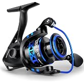 KastKing Centron &amp; Centron Lite Spinning Fishing Reels, Collapsible Handle | Max Drag: 17.5 lb, 9+1 BB, 13.9 oz, CNC Aluminum Spool, 5.2:1 Gear Ratio, Freshwater &amp; Saltwater, Fishing Gifts for Men