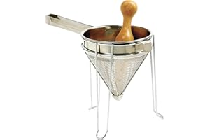 Norpro Stainless Steel Chinois with Stand and Pestle Set 9" x 7" x 7"