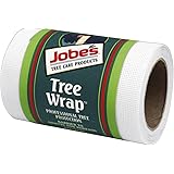 Jobe&rsquo;s Tree Wrap for Tree Trunk Protection (Reflects Heat and Provides Professional Protection from Insects) Stretches as Tree Grows, Wraps 3 to 4 Young Trees, 4 inches x 20 feet
