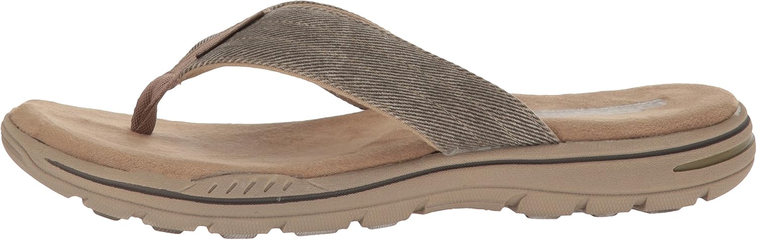 skechers men's evented rosen flip flop