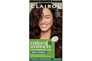Clairol Natural Instincts Demi-Permanent Hair Dye, 5 Medium Brown Hair Color, Pack of 1