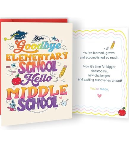 Amazon.com: Congratulations 5th Grade Graduate - Graduation Greeting Card  with Shooting Stars - The sky is the limit, you're going to go far : Office  Products