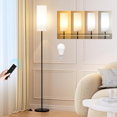 Aooshine 64 inch Floor Lamp with Remote Dimmable Color Temperature