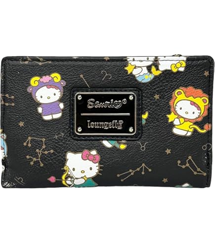 Amazon.com: Loungefly Sanrio 50th Anniversary Gold Zip Around