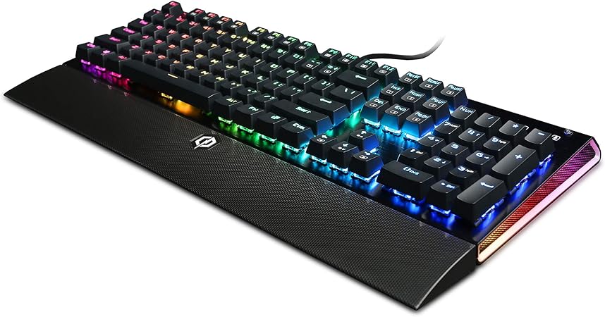Amazon Com Cyberpowerpc Skorpion K2 Cpsk304 Rgb Mechanical Gaming Keyboard With Kontact Black Linear Mechanical Switches Computers Accessories