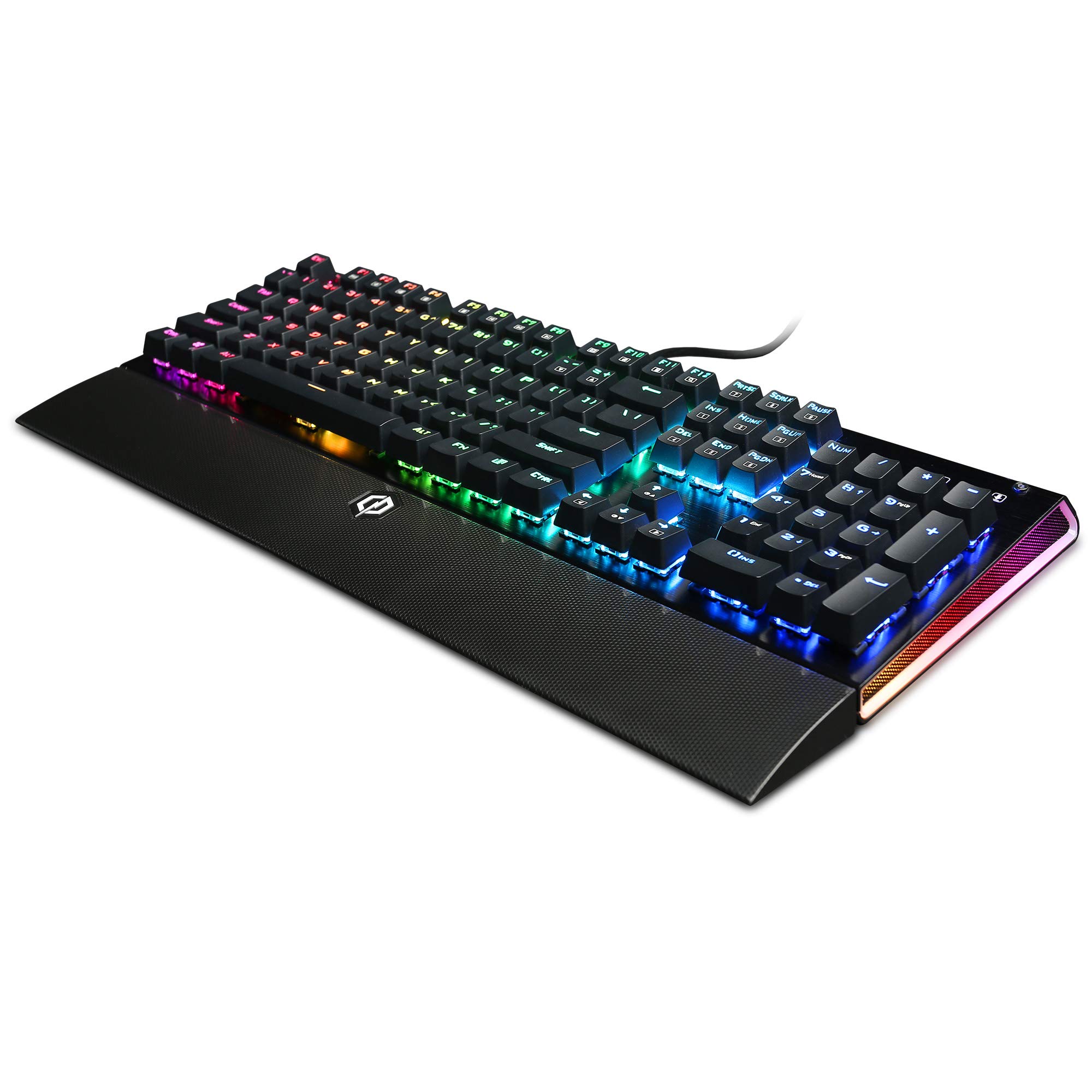 CyberpowerPC Skorpion K2 CPSK303 RGB Mechanical Gaming Keyboard with Kontact ™ Red (Linear) Mechanical Switches,Black