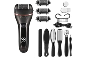 Layhou Electric Rechargeable Foot Grinder Digital Display Callus Remover Feet Pedicure Tools Set Remove Dead Skin