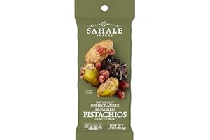 Sahale Snacks Pomegranate Flavored Pistachios Glazed Mix, 1.5 Ounces (Pack of 9)