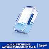 Sistema 881613 Clip-It Plus Storage Container 33.8 fl oz Microwave Safe view 2