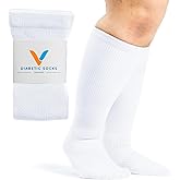 Viasox Compression Socks for Women and Men, Knee High Socks 12-15 mmhg Circulation Support for Flight, Travel