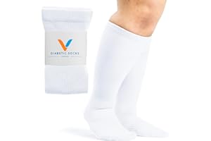Viasox Compression Socks for Women and Men, Knee High 12-15 mmhg Circulation Support for Flight, Travel
